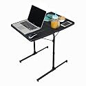 Table Adjustable Strong Multipurpose Portable Laptop Table, Study Table, Kids Table, Office Table, Dinning Table (Standard, Black.)