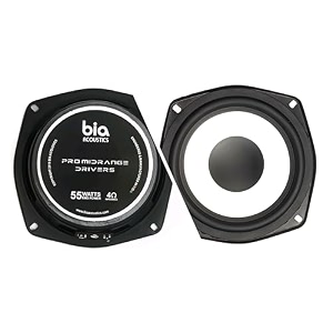 bia  acoustics 525 inch midrange woofer for bookshelf amp tower speakers 4 ohms
