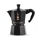 Bialetti Moka Express Iconic Italian Stovetop Espresso Maker (Black/Gold, 3 Cups)