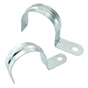 Biaungdo M50 Rigid Pipe Strap, 2 Inch, Zinc Plated Steel, 12 Pcs