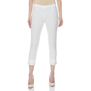 BIBA Cotton Blend Solid Regular Casual Pants