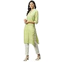 BIBA Cotton Printed Straight Casual Kurtas