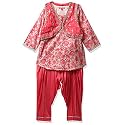 BIBA Girl39s Polyester Salwar Suit Set