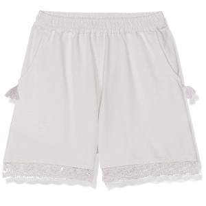BIBA Girl Cotton Straight Solid Short