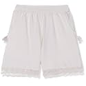 BIBA Girl Cotton Straight Solid Short
