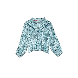 BIBA Girl Viscose Flared Printed Top