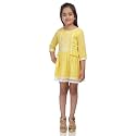 BIBA Girls Cotton Anarkali Salwar Suit Set