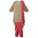 BIBA Girls Girl39s Cotton Salwar Suit Set