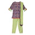 BIBA Girls Salwar Suit Set