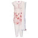 BIBA Girls Notched Collar Floral Print Salwar
