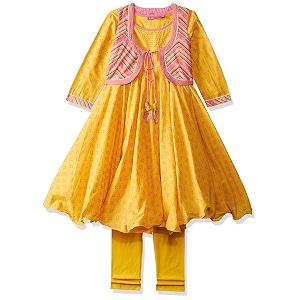 BIBA Girls Salwar Suit Set