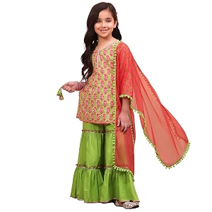 BIBA Girls Salwar suit sets