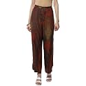 BIBA Women Rayon Straight Printed Palazzo