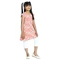 BIBA Printed Cotton Round Neck Girls Top