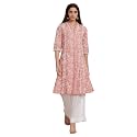 Biba Printed Cotton Straight Casual Kurtas
