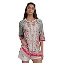 Biba Printed Cotton Straight Casual Kurtas