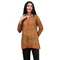 Biba Printed Polyester Straight Casual Kurtis