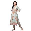 BIBA Printed Rayon Round Neck Women39s Kurta