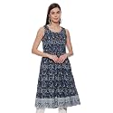 BIBA Printed Round Neck A-Line Womens Kurta
