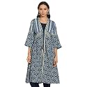 BIBA Women LIVA Printed Kurta with Jacket