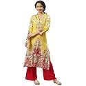BIBA Solid Rayon A Line Fit Women