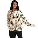 BIBA Viscose Printed Asymmetric Casual Tops