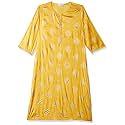 BIBA Viscose Printed Straight Semi-Formal Kurtas