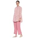BIBA Viscose Rayon Solid Straight Casual Palazzos