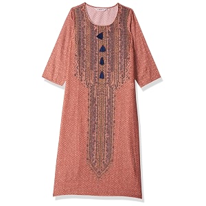 BIBA Women Cotton Straight Printed Kurta