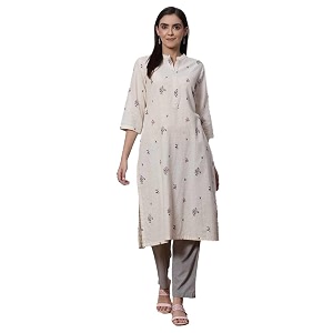 BIBA Womens Cotton Regular Fit Printed Mix