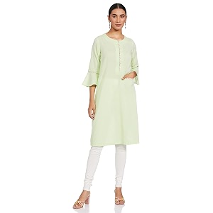 BIBA Womens Cotton Salwar Suit Set