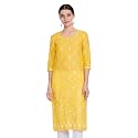 BIBA Women39s Cotton Straight Kurta