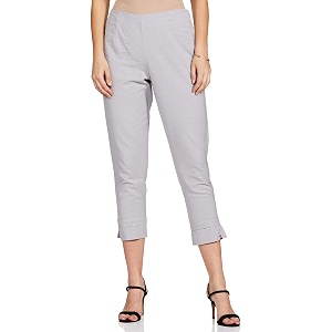 BIBA Cotton Blend Solid Regular Casual Pants