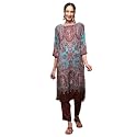 BIBA Women39s Liva Rayon Straight Fit Regular