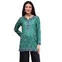 BIBA Women39s Polyester Printed Straight Kurti