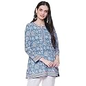 BIBA Women39s Polyester Straight Fit Straight Denim