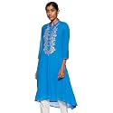 BIBA Women39s Rayon a-line Kurta