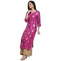 BIBA Women Viscose Straight Kurta