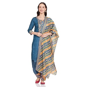BIBA womens Salwar Kurta Dupatta