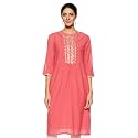 BIBA Women39s Rayon Straight Kurta