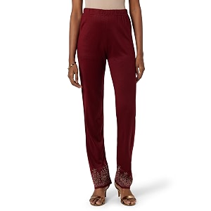 BIBA Women Regular High Rise Acrylic Pants