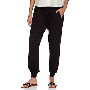 biba women viscose regular solid jogger