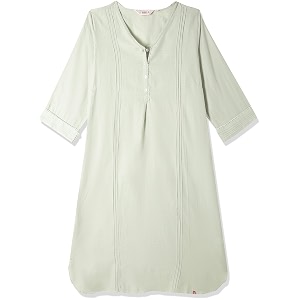 BIBA Women Blue Cotton Solid Kurti