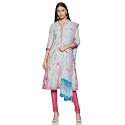 BIBA Women Straight Cotton And Viscose Kurta