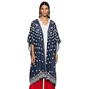 BIBA Women Viscose Cotton Front Open Printed