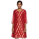 BIBA Women39s Synthetic Straight Kurta