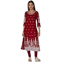 BIBA Women Viscose A Line Printed Kurta