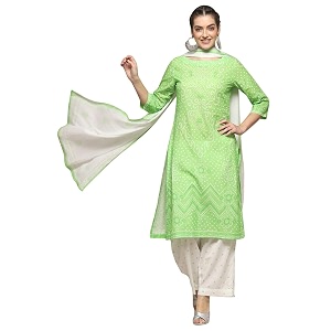 BIBA Women Biba Women Voile Straight Suit
