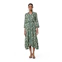 BIBA Women Calf Length Liva A-Line Printed