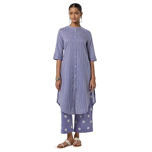 BIBA Women Cambric Straight Printed Suit Set